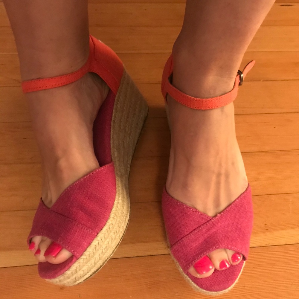 Toms wedges 8.5